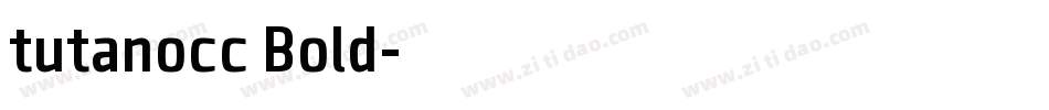 tutanocc Bold字体转换